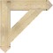 Ekena Millwork Traditional Arts & Crafts Rough Sawn Bracket, Douglas Fir, 6"W x 32"D x 32"H BKT06X32X32TRA03RDF - alternate 4
